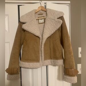 Abercrombie & Fitch Shearling Coat
